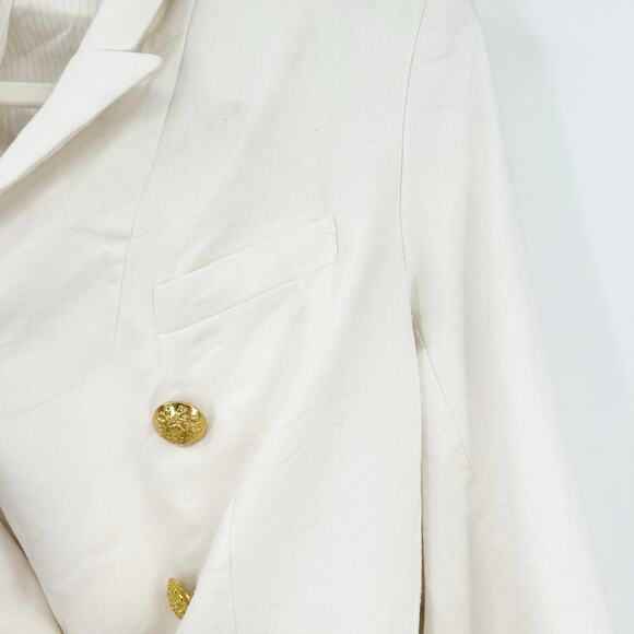 Veronica Beard Womens Career‎ Miller Dickey Linen Double Breasted Blazer Jacket - Picture 7 of 12